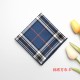 New British-style plaid cotton small square handkerchiefs, available for wholesale, suitable for business suits, shirts, and handkerchiefs.