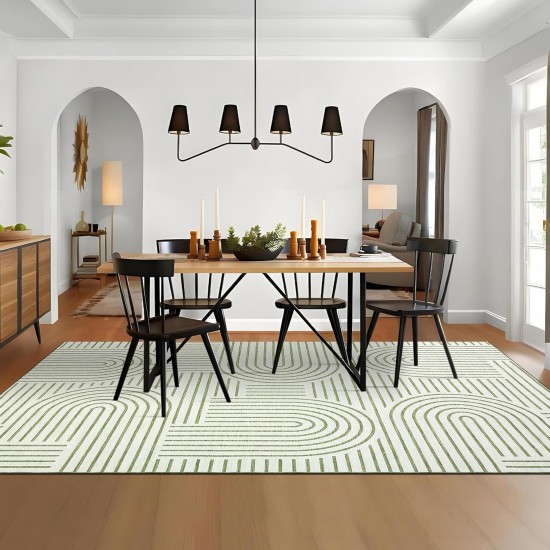 Simple striped living room carpet, home decorative, easy-care, stain-resistant, non-slip sofa blanket, bedroom bedside rug