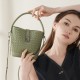 Women's top-grain sheepskin woven bucket bag, 2025 new style handbag and crossbody bag, premium commuter shoulder bag