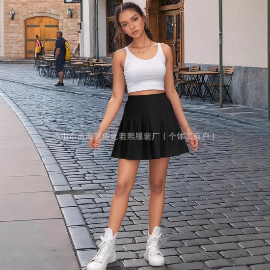 Cross-border European and American new style 2025 Spring/Summer independent station drawstring waist casual shorts, versatile and simple Cross-border European and American new style 2025 Spring/Summer independent station drawstring waist casual shorts, versatile and simple