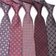 Factory's hot-selling formal 8cm business tie, men's casual hand-tied tie, small flower cashew plaid, multi-color, in stock