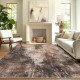 Cross-border Amazon Nordic abstract crystal velvet rug, non-slip, stain-resistant sofa coffee table mat for living room decoration.