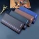 New style men's wallet - long style money holder for men, fashionable snap buckle multi-card slot lotus pattern leather wallet, card bag for suit.