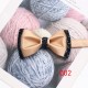 Lei'er solid color diamond-embellished bow ties, fashionable men's shirt, suit, banquet, and wedding accessory bow tie manufacturer.