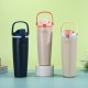 Large-capacity 30oz portable fruit mug, 304 stainless steel vacuum insulated tumbler, outdoor portable straw cup