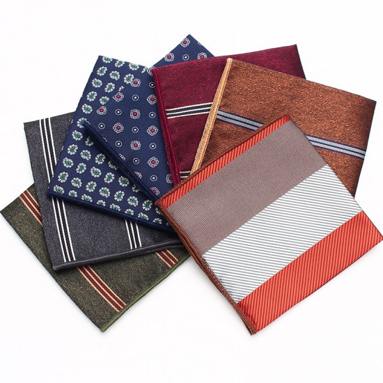 Men's suit pocket squares, British-style retro plaid square handkerchiefs, wedding business suit handkerchiefs, manufacturer.