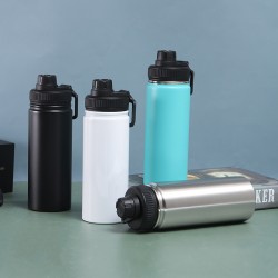 Wow, customized American-style portable space flasks, vacuum stainless steel thermos, outdoor fitness and in-car thermos