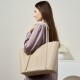 2025 new genuine leather tote bag, large summer handbag, cowhide commuting shoulder bag, large capacity