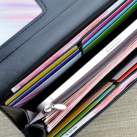 New style women's purse - short length, money clip, female student, fashionable lettering print mini small leather bag with hanging loop, detachable zipper zero wallet