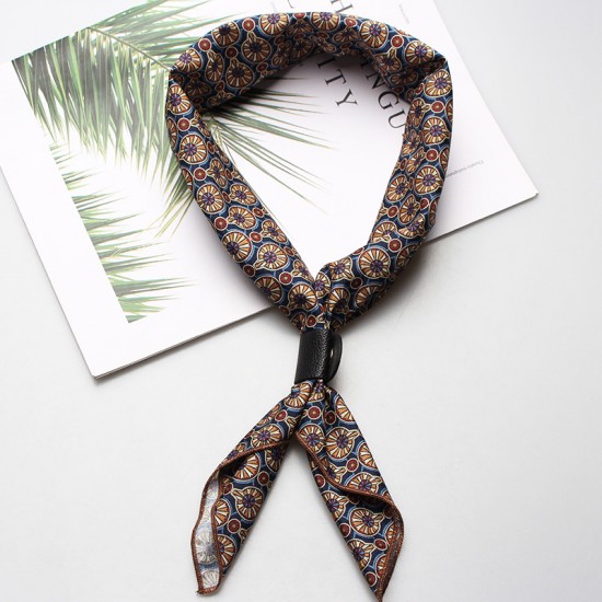 Small silk scarves for women, Korean spring and autumn handkerchiefs, summer scarves, versatile and fashionable professional scarves for wholesale