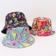 Cross-border imitation denim baseball cap, personalized graffiti sun-blocking cap, couple's outdoor sun visor