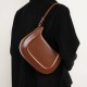 2025 spring and summer vintage genuine leather saddle bags, single-shoulder crossbody bags, red wedding bags, daily gifts for girlfriends