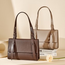 2025 New Style Top-Grain Cowhide Chain Bag for Women: Small Square Genuine Leather Bag with a Stylish Diamond Pattern, Versatile Shoulder/Shoulder Bag