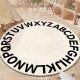 Simple round living room carpet, simple lettered solid color carpet, imitation cashmere bedroom bedside blanket, study desk and chair cushion for cooling Simple round living room carpet, simple lettered solid color carpet, imitation cashmere bedroom bedside blanket, study desk and chair cushion for cooling