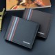New style men's wallet - long style money holder for men, multi-card slot, thin style, fashionable casual leather wallet with cross pattern, large capacity, suit bag.