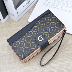 New women's wallet - short style wallet, women's student, leather wallet with folding large capacity soft leather wallet, mini small wallet