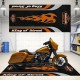 New Amazon cross-border crystal velvet floor mats for home basements, stain-resistant, wear-resistant, and easy-care motorcycle display mats