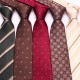 Leier's new coffee-colored ties, men's business, fashionable polyester hand-tied ties, available for wholesale in multiple colors.