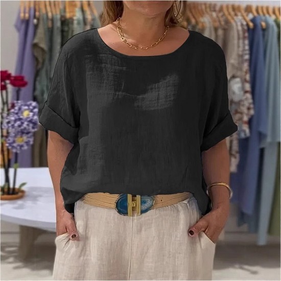Spring and summer European and American style fashion 2025 new style cross-border women's fashion design-sense back open cardigan button upper garment T-shirt for women Spring and summer European and American style fashion 2025 new style cross-border women's fashion design-sense back open cardigan button upper garment T-shirt for women