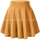 Amazon best-selling women's basic style multi-functional versatile stretch flared casual mini skating skirt