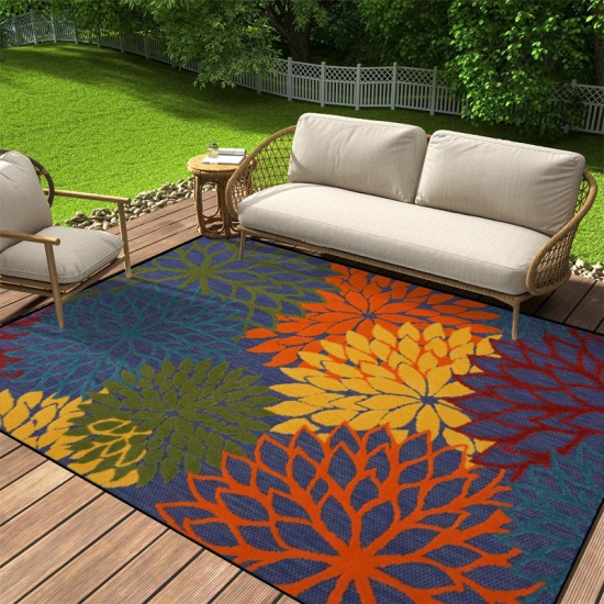 Cross-border floral pattern crystal velvet outdoor tent carpet, home living room decorative carpet, non-slip bedroom carpet.
