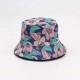 Spring and summer bucket hat, Instagram European and American hat, retro newspaper pattern bucket hat, versatile sun visor