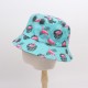 Amazon ink graffiti sunflower print bucket hat, women's bucket hat, simple bucket hat for men