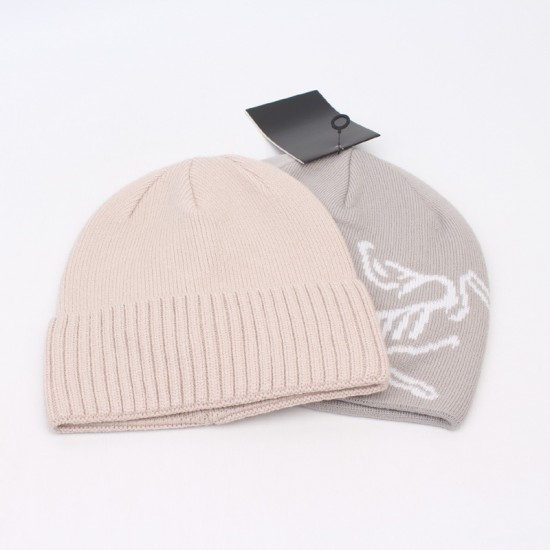 Bird jacquard pattern knitted hat, autumn and winter warm pullover hat, straight-brimmed beanie, cold hat, trendy outdoor hat.