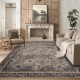 Cross-border retro abstract carpet, wear-resistant and stain-resistant carpet for the living room, bedroom balcony bedside blanket.