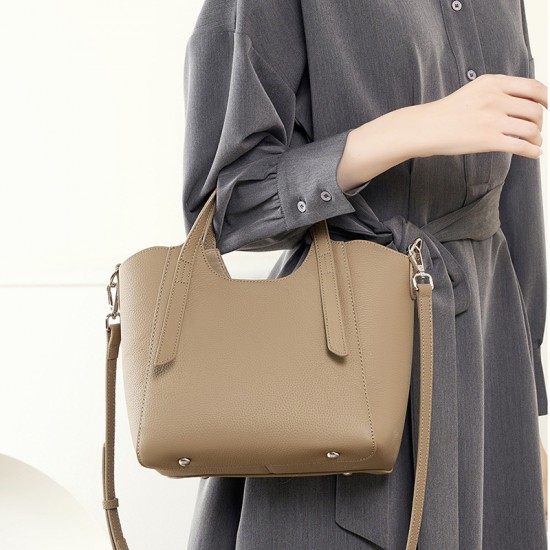 2025 new style genuine leather bags, commuter bags for women, mother's bags, luxurious and stylish handbags, shoulder bags, and crossbody bags