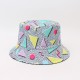 Cross-border imitation denim baseball cap, personalized graffiti sun-blocking cap, couple's outdoor sun visor