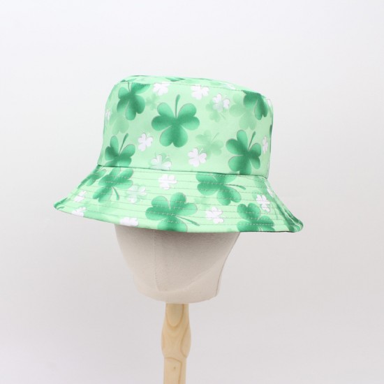 reversible bucket hat, versatile leaf and petal sun protection Trendy brand sun hats for couples with spray hats