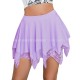 Amazon European and American women's wear pleated drawstring sporty mini skirt, pleated drawstring high-waist sexy short skirt