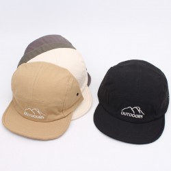 Spring and summer short-brimmed hiking cap, outdoor hiking sun hat, soft brim flat top sun visor Women's work hats
