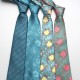 Wholesale men's 8cm business formal polyester ties, suit ties, and casual green party ties.