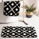 Cartoon imitation cashmere floor mats, absorbent bathroom doormats, non-slip floor mats for bathrooms Cross-border water doormats