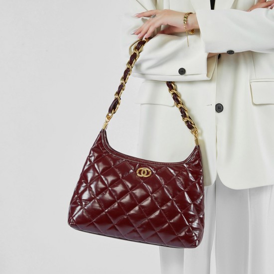 Summer New Fashion, Contrast Color Women's Bag, a Niche Design, Straw and Leather Large-Capacity Commuter Tote Bag for Foreign Trade