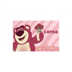 Cartoon strawberry bear diatom mud absorbent bathroom floor mats, stain-resistant, non-slip indoor entrance doormats, bathroom absorbent mats