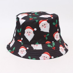 Cross-border European and American tie-dye, colorful, reversible bucket hat for women, spring and summer, leaf graffiti sun protection hat.