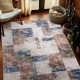 Cross-border Amazon abstract geometric print rug, non-slip, easy-care sofa coffee table mat for living room decoration.