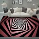 Cross-border carpets, living room sofa rugs, 3D vortex wall-to-wall carpets, creative three-dimensional floor mats available for shipping