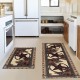 Temu cross-border retro American kitchen mats, labelable, non-slip, absorbent, and stain-resistant striped floor mats for home use.