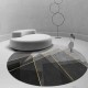 Cross-border temu simple light luxury carpets, non-slip and wear-resistant round decorative sofa cushions for the living room, easy-care rugs for the bedroom.