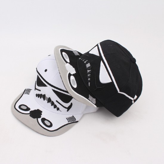 European and American Trooper Planet War flat-brim hat, Snapback hip-hop baseball cap, street dance personalized peaked cap European and American Trooper Planet War flat-brim hat, Snapback hip-hop baseball cap, street dance personalized peaked cap