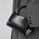 New, niche genuine leather bags, high-end goddess bags, double-sided buckle, mini shoulder bags, crossbody handbags, and commuter tote bags.