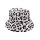 Cross-border versatile reversible leopard print bucket hats Couple's sun hats, street casual sun hats, round-brimmed bucket hats Cross-border versatile reversible leopard print bucket hats Couple's sun hats, street casual sun hats, round-brimmed bucket hats