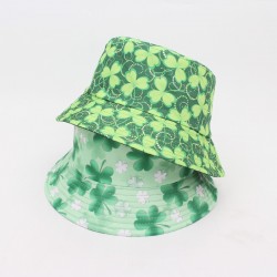 reversible bucket hat, versatile leaf and petal sun protection Trendy brand sun hats for couples with spray hats