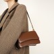 2025 new versatile shoulder and crossbody bag, high-quality cowhide niche baguette bag, high-quality underarm bag for women