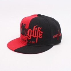 New cross-border color-blocked letter embroidered baseball cap, European and American men's and women's hip-hop dance cap, flat-brimmed hat.
