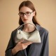 TOGO top-grain cowhide women's bag, fashionable genuine leather cross-border Boston bag, versatile trendy handbag and crossbody bag